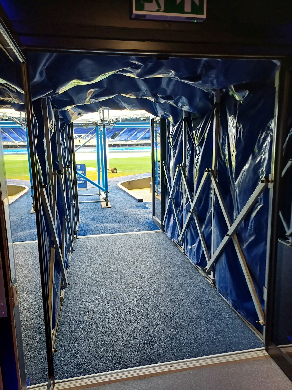 The tunnel at Portman Road